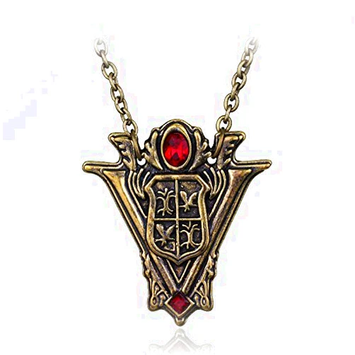 Generic Star Pendant - Timeless Classic Twilight Saga Eclipse Silvery Necklace Pendant New Moon Volturi Crest Jewelry Antique Gold - Mimir Eco