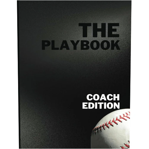 ELITE Coaching The Playbook: Baseball Coach Edition Notebook with Field Diagrams for Drawing Up Plays, Planning Practices, Creating Drills, and Scouting on Dot Grid Paper