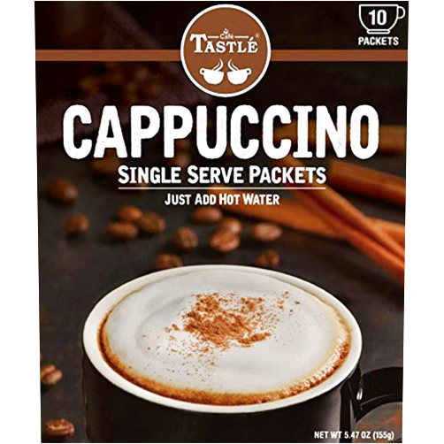 Cafe Tastlé Single Serve Cappuccino Coffee, 10 Count
