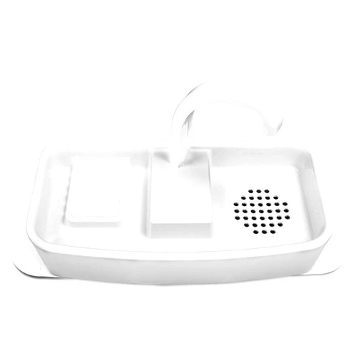 SinkTwice White Plastic Toilet Sink – 15.25” – 20.” Surface Mount Utility Toilet Tank Sink Cover w/Built-In Faucet & Sink for Handwashing & Flushing - Apartment Must Haves for Space & Water Conservation