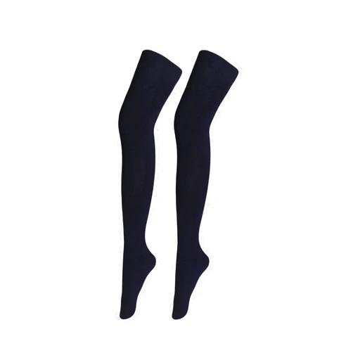 Bestjybt Women Long Thigh High Socks Cotton Warm Over the Knee Socks Tall Boot Stockings Leg Warmers