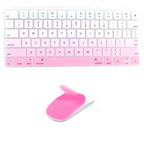 JIFF Silicone Soft Protector Covers for Apple Magic Keyboard (MLA22LL/A) with US Layout and MAC Magic Mouse