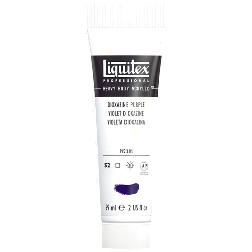 Liquitex Professional Heavy Body Acrylic Paint, 2-oz (59ml) Tube, Dioxazine Purple