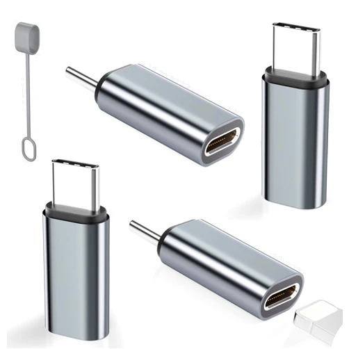 Thousover 4 Pack Lightning to USB C Adapter for iPhone 15/16/16 Pro/16 Pro Max/16 Plus,Samsung S24,iPad Air,Fast Charging & Data Transfer,Type C Charger Connector Cable,Not for Audio/Headphone/OTG