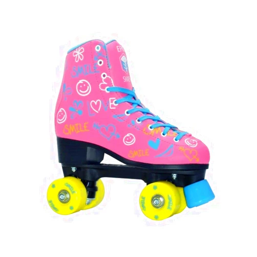 Epic Skates Blush Quad Roller Skates, Pink, Kids Size 2