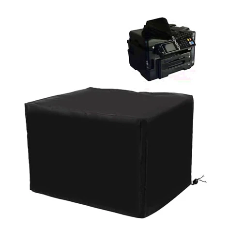 SKMIHJL Printer Dust Cover Compatible with Brother DCP-L2550DW and Brother MFC-L2750DW Laser Printers, Waterproof Black (Black, 16.93