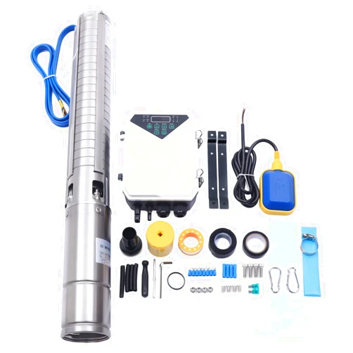 WUSILILU 1500W DC Deep Bore Well Solar Water Pump, 2HP & 110V Submersible MPPT Controller Kit 4