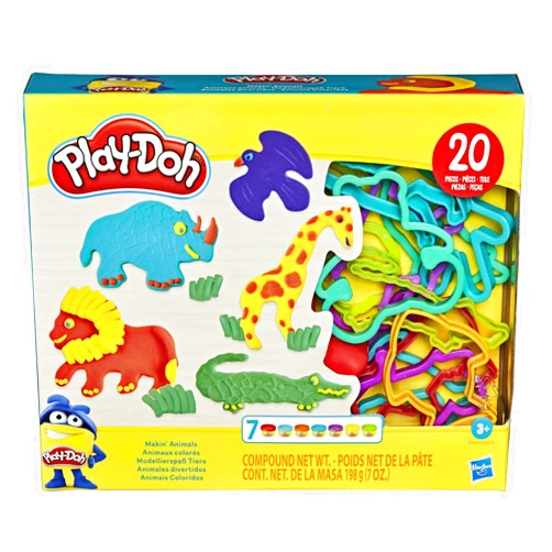 Play-Doh Makin' Animals Create It Kit for Kids 3 Years and Up with 7 Non-Toxic Colors