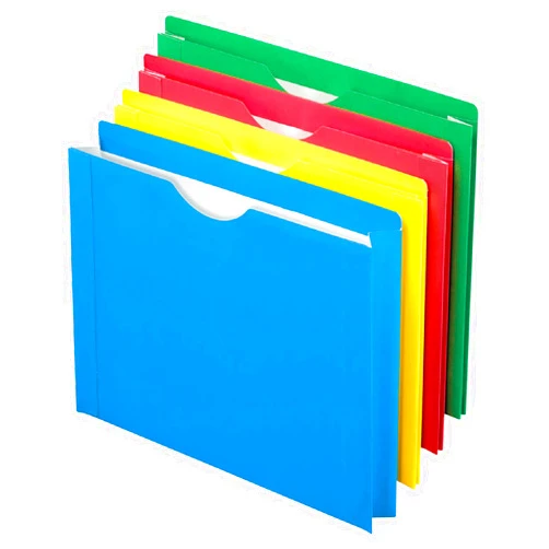 Pendaflex Color Reinforced File Jacket, 2-Inch Expanding Jacket, Letter Size, Assorted Colors, 8 Pack (12003EE)