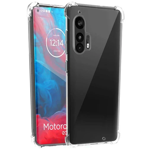 Sidande Case for Motorola Edge+ (2020)/Motorola Edge Plus 2020 XT2061-3 Case for Girls Women, Clear Transparent Soft Flexible TPU Slim Phone Protective Case Cover for Motorola Edge+ 2020 Clear