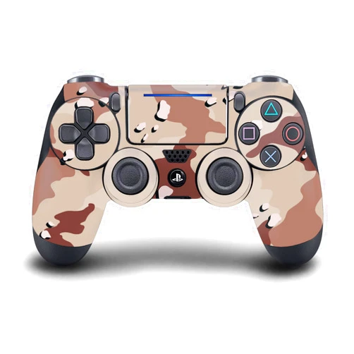 Head Case Designs Brown Camo Camouflage Vinyl Sticker Gaming Skin Decal Cover Compatible With Sony PlayStation 4 PS4 DualShock 4 Controller