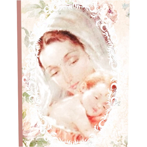 By Meghan Rose (Author) BEAUTIFUL MADONNA & CHILD CATHOLIC JOURNAL/NOTEBOOK | 100 PAGES | 8.5 X11 INCHES: WITH MEMORARE PRAYER