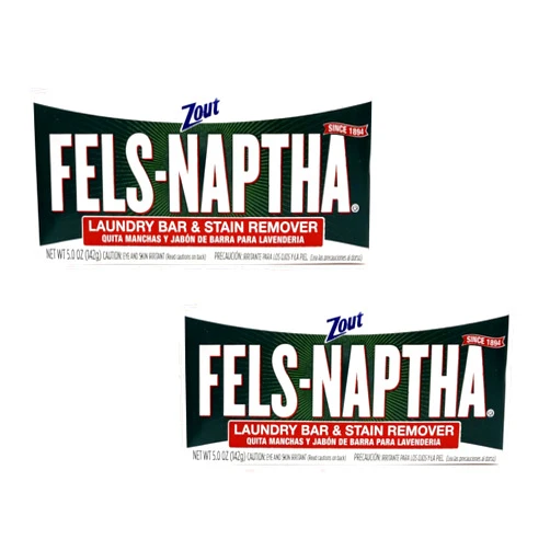 Fels Naptha Laundry Soap Bar & Stain Remover - Pack of 2 by Fels Naptha