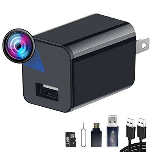 IZNVEE Charger Camera HD 1080P Nanny Cam Wall Outlet, Motion Detection