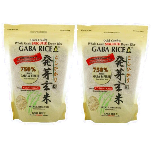 Sprout Talk GABA - Sprouted Brown Rice 2.2LB 2 Packs in Sprout Talk's Package