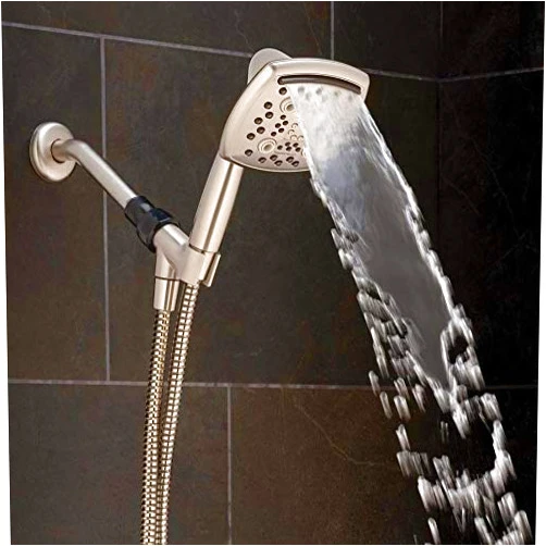 Oxygenics Marvel Brushed Nickel 6-Spray Handheld Shower
