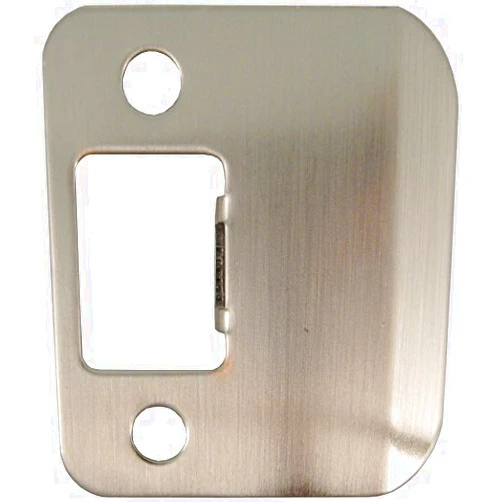 Stone Harbor Hardware Round Corner Extended Lip Strike Plate, 2-1/4
