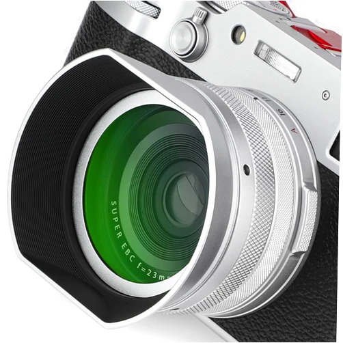 Haoge MC UV Protection Filter & Square Metal Lens Hood Lens for for Fujifilm X100 Series X100VI X100V X100F X100T Camera Accessories Waterproof HD Optical Glass UV Filter