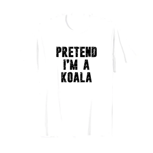Halloween Mega Warehouse Pretend I'm a Koala Hassle-Free Halloween Costume T-Shirt