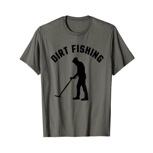 Cute Geocaching Treasure Hunter Detector Designs Funny Metal Detecting Gift For Men Women Dirt Fishing Lovers T-Shirt