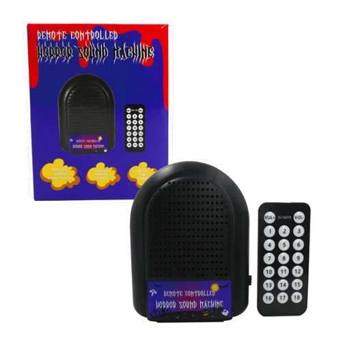 Aibitu Remote-Controlled Horror Sound Machine, Various Horror Sound Effects and Ambient Music, Scary Toy, Office Prank, Gag Gift, Pocket-Sized April Fool's Gift, Christmas Gift (18 Voices)