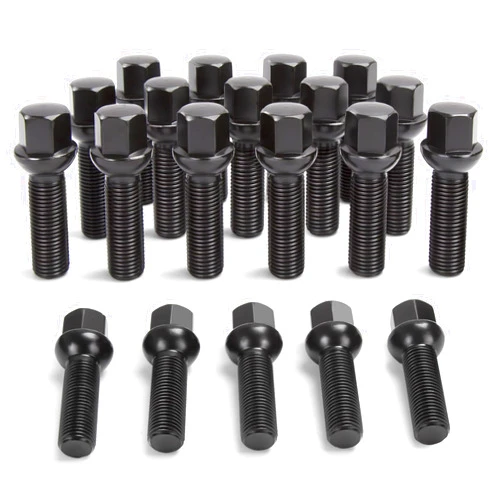 SUCOSO 20PCS 14x1.5 Extended Lug Bolts with 40mm Shank Length Ball Seat,Aftermarket Wheel Lug Bolts for Spacers,Compatible A3 A4 A6 A8 S4 S6 S8 TT Jetta Allroad Volkswagen Quattro Golf Tiguan Passat