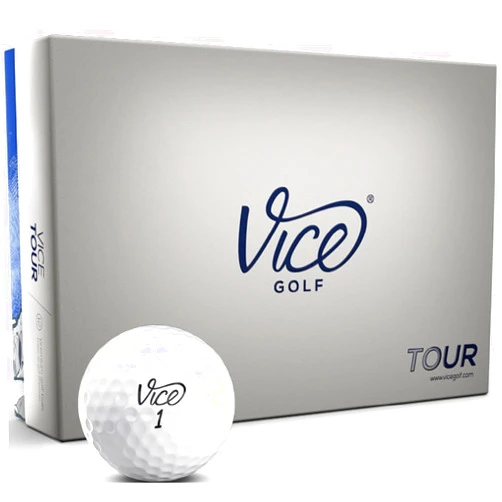 Vice Golf Vice Tour Golf Balls, White (One Dozen)