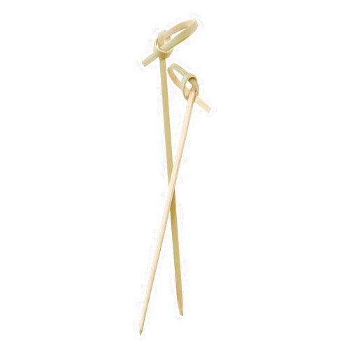 Perfect Stix Bamboo Pick 4 200ct Bamboo Knot Picks, Cocktail and Hors' D'Oeuvre, 4
