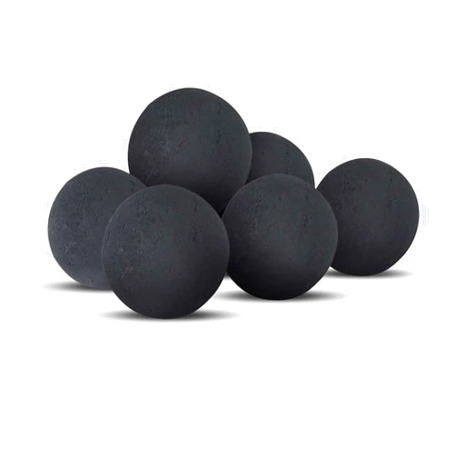 Maliansun Ceramic Fire Balls,5in Set of 6 Black Round Fireballs Stones for Outdoors and Indoors,Tiny Lava Balls for fire Pit,Reusable Fireballs for Fire Pit Fire Bowl and Fireplace