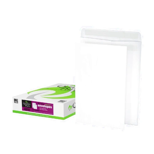 Quality Park 10 x 13 Catalog Envelopes, Redi-Seal Self-Sealing Closure, for Mailing, Storing, Organizing, 28 lb White Wove, 100 per Box (QUA43717)