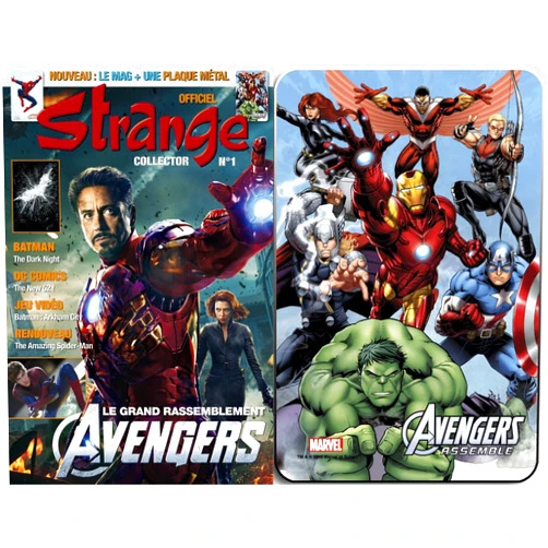 SEMIC Distribution - SMSC1AV - Figurine - Strange Collector 1 - with Collector's Plate - Avengers