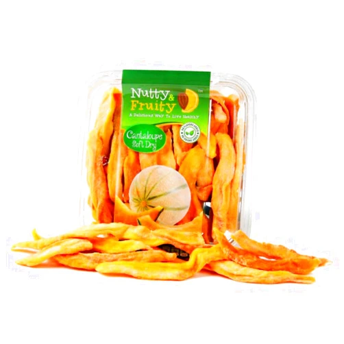 Nutty and Fruity Nutty & Fruity - Dried Cantaloupe - Healthy Snack, Non-GMO, Vegan, Gluten-Free (7 oz)