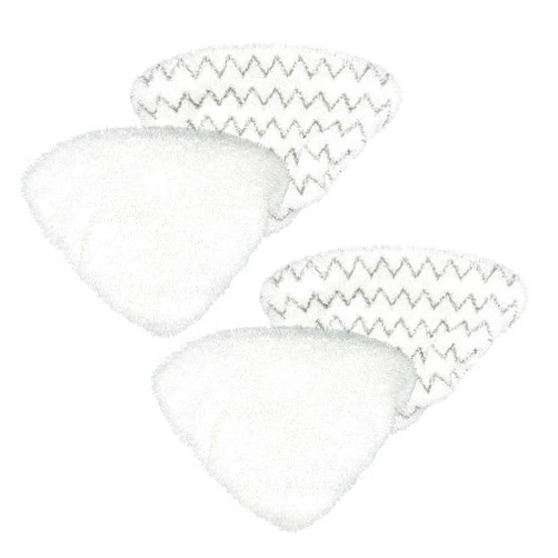 Flintar Replacement Steam Mop Pads, Compatible with Bissell PowerEdge and PowerForce Lift-Off Steam Mop 2078, 2165, 20781 Series Mop Pads Refill, 4-Pack (2 Soft + 2 Scrubby)