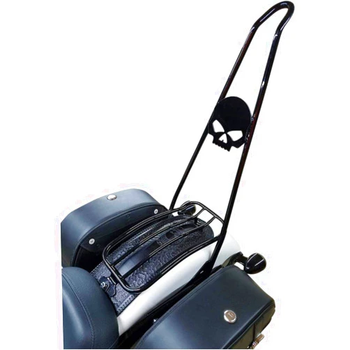 Motherwell MWL-219-GB 7in. Solo Luggage Rack - Gloss Black