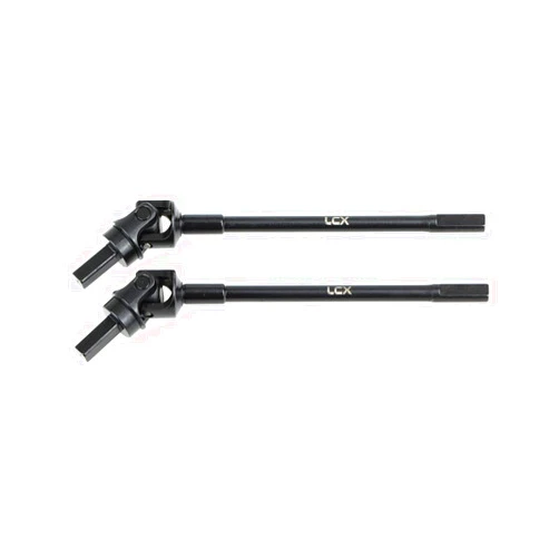 LCX Racing 1/10th RC Crawler Car Hardened Steel Front Axle Drive Shaft CVD for RC Car Axial Capra Unlimited Trail Buggy UTB10, Upgrades Parts Accessories