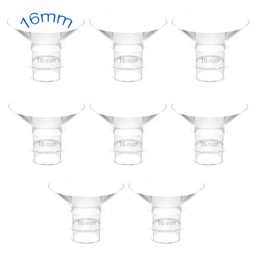 LOZAEVE 16mm Flange Insert Compatible with 24mm Flange/Shield of Breast Pumps, for Momcozy S9 Pro S10 S12 Pro Medela Spectra Elvie Stride TSRETE S18 S21 S23 Bellababy kmaier NCVI MomMed BIOBOO