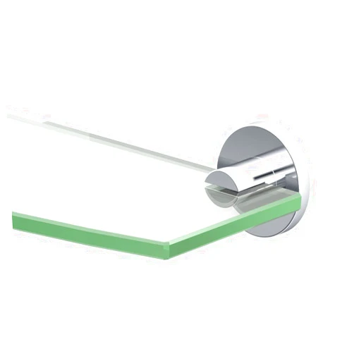 Gatco 4686 Channel Glass Shelf, Chrome/Wall Mounted 20.13