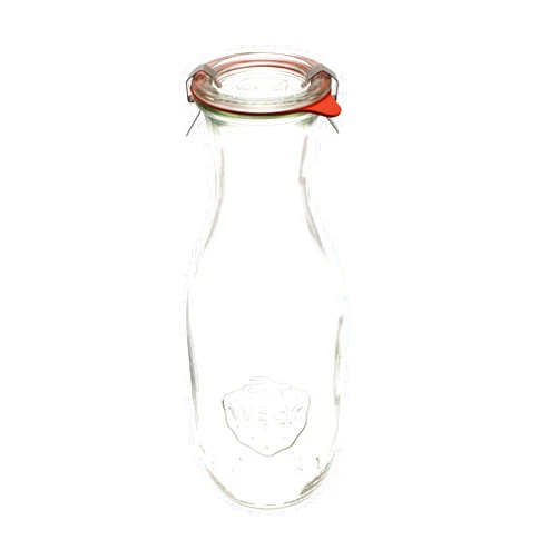 Weck 766 Juice Jars, 35.9 Ounce - Set of 3