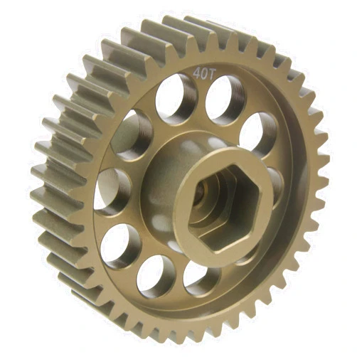 HOBOHY Aluminum 40T Diff Spool Gear for Tamiya Bullhead Super Clod Buster/Clodbuster Pick-up Track RC Car Upgrade Parts