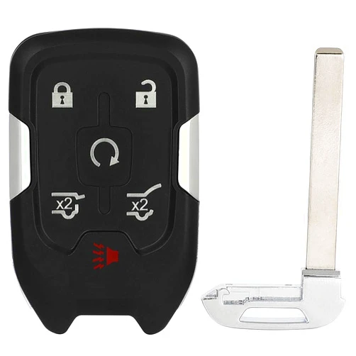 OCPTY 1 PCS Flip Key Entry Remote Control uncut Key Fob(Shell Case) Replacement for Suburban for Tahoe for GMC Yukon XL HYQ1AA 1551A-1AA 13508280 13580804 22984995 HYQ1AA 13580802