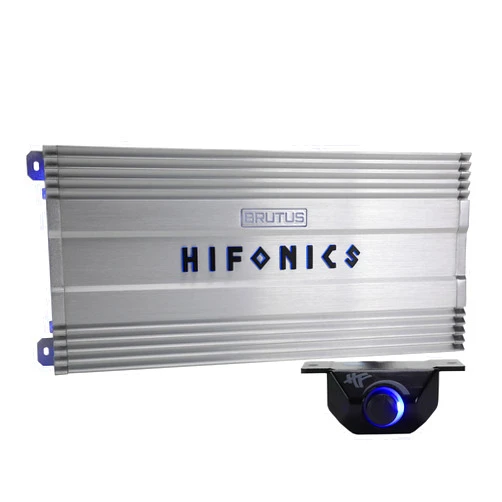 Hifonics BG-4000.1D Brutus Gamma Monoblock Super D Class 4000 Watt Car Audio Sound System Subwoofer Speaker Amp with Bass Knob, Remote