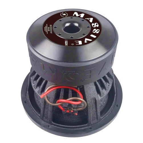 Massive Audio H122X | 12” 2000W RMS Dual 2-Ohm – XL Series 3” Voice Coil Mega Bass Woofer, Heavy-Duty Cast Basket, Competition-Grade Car Audio - Hippo Series Subwoofer