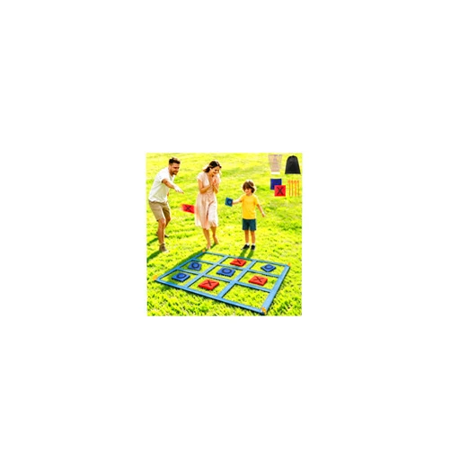Kanosan Outdoor Giant Tic Tac Toe Games for Kids Adults and Family, Large Carnival Yard Lawn Bean Bag Toss Game Outside Field Day Birthday Party Backyard Easter Fall Festival Beach Fun Games