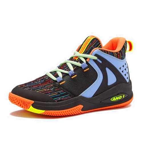 AND1 Girls & Boys Basketball Shoes, Boys High Top Sneakers, Size Little Kid 1 to Big Kid 7 - Cool Basketball Shoes for Kids and Youth