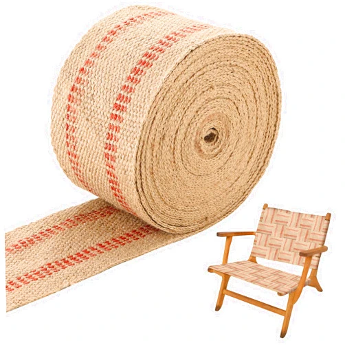 FLKQC Craft Jute Webbing Tape, 10 Yards Width 3.5