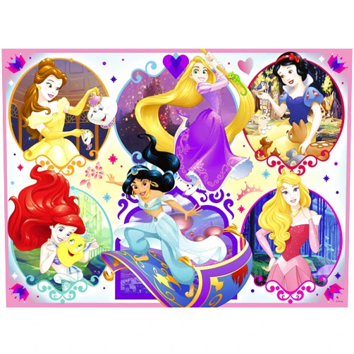 Ravensburger Disney Princesses - 100 Piece Jigsaw Puzzle for Kids | Unique Puzzle Pieces | Premium Quality | Ideal Educational Toy | Perfect