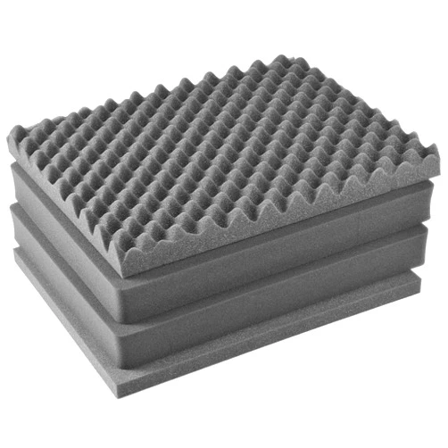 CVPKG & Pelican CVPKG Presents Pelican 1600 Solid Grey 4 Piece Replacement Foam Set - Includes 2 Middle Solid Pieces.