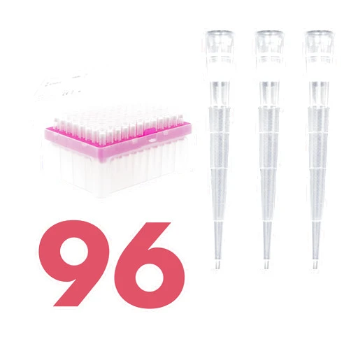 Kashi Scientific 200 uL Universal Filtering Racked Laboratory Pipette Tips, Sterile Dnase/Rnase Free, Pyrogen Safe [200ul, Filtered, 96 Tips]