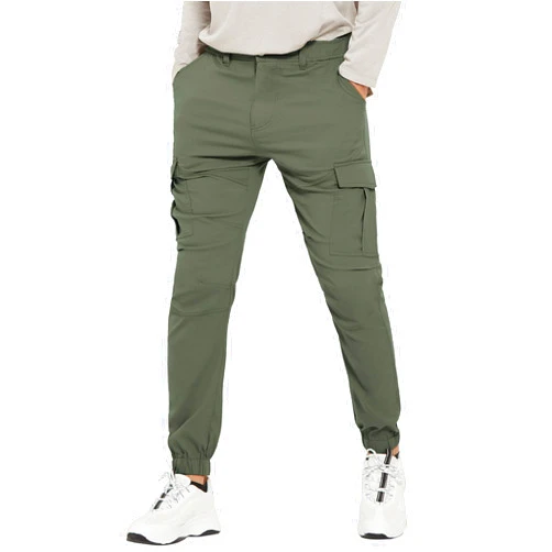 PULI Men's Waterproof Hiking Pants, Slim Fit Cargo Joggers, Stretch Quick Dry Outdoor Pants with Pockets