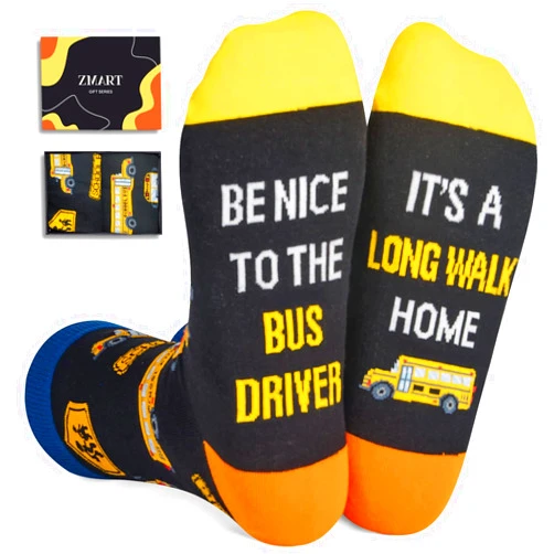 Zmart Gifts for Police Doctor Coach - Retirement Socks for Doctor Fire Fifhter Men Women